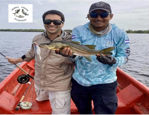 A Snook with our friend Javier (Chile), May 2025