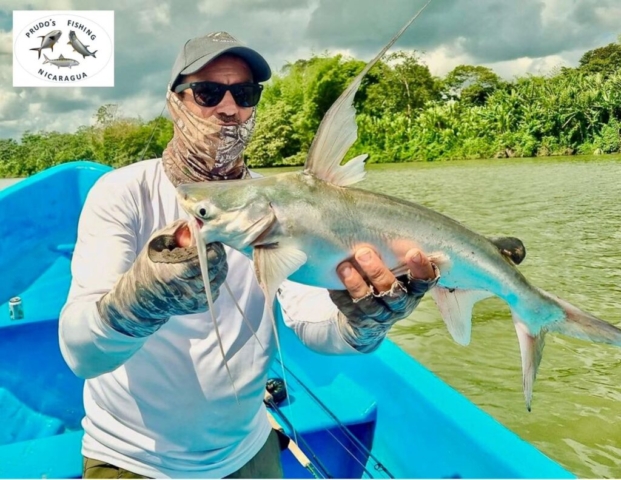 A Cat fish with our friend Olivier (France), April 2025