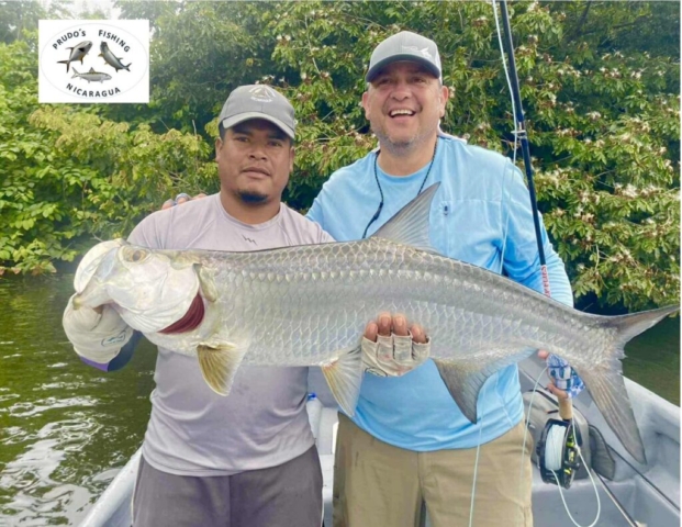 A Tarpon with our friend Roberto (Mexico), May 2025