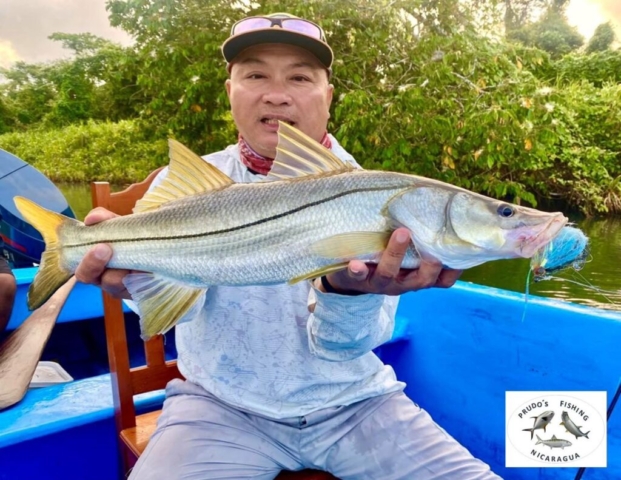 A Snook with our friend Roy (Singapore), April 2025
