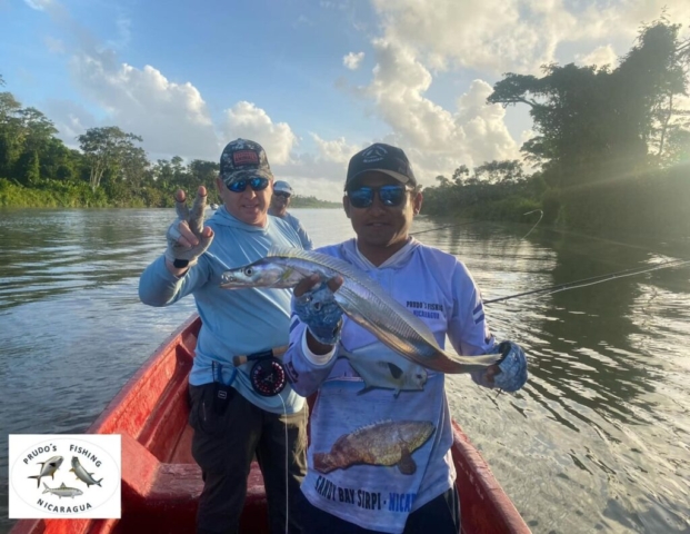 A machete fish with our friend Mr.Dirk (Belgium), April 2025