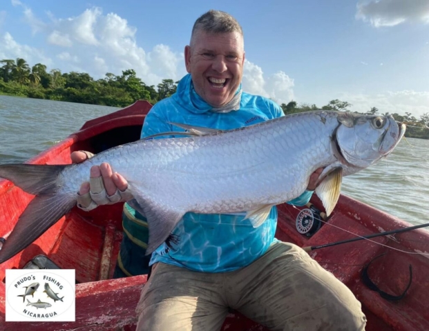 A Tarpon with our friend Mr. Dirk (Belgium), April 2025
