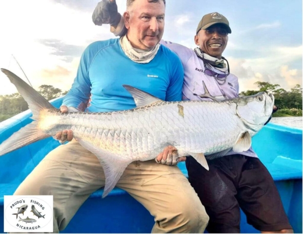 A Tarpon with our friend Robert (Poland), March 2025