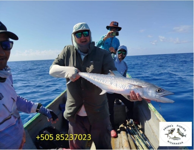 A King Mackerel with our friend Cody (USA), February 2025