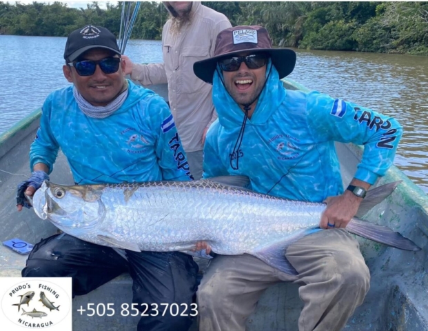 A Tarpon with our friend Jessie from the (USA), February 2025