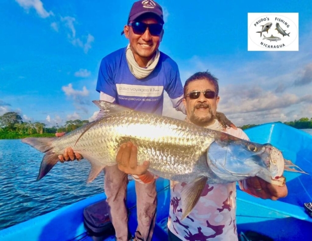 A Tarpon with our friend Vafa (Belgium), April 2025