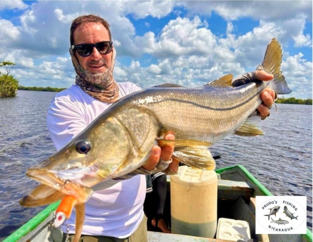 A Snook with our friend Olivier (France), April 2025