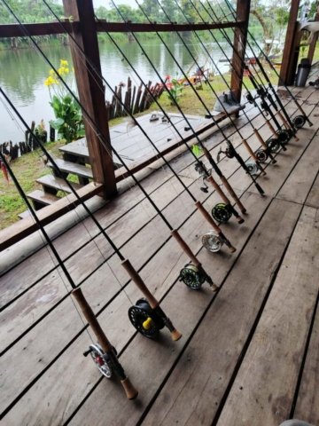 View form our lodge. Top lock channel, Rio grande de Matagalpa Nicaragua