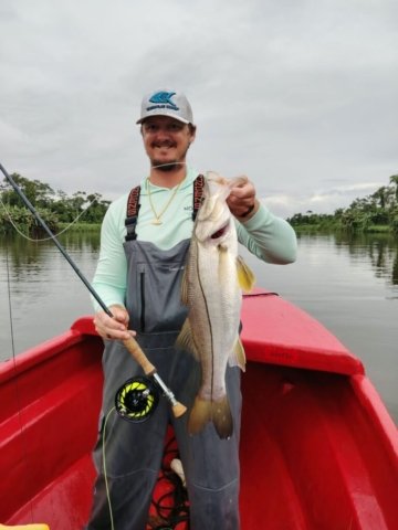 Michael with a snook (USA), June 2026