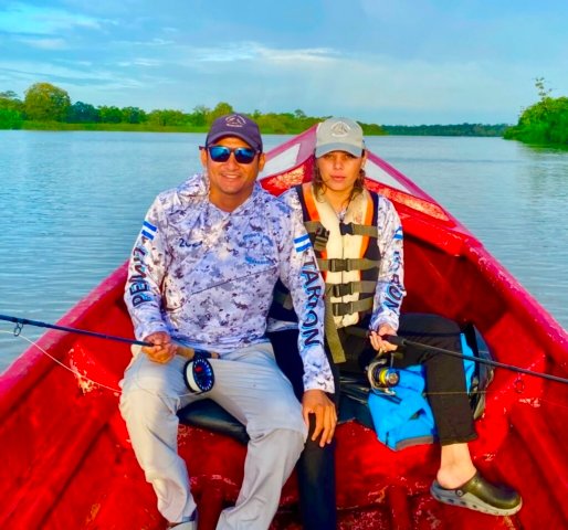 Jorge and Madelin owner of Prudo's Fishing Nicaragua