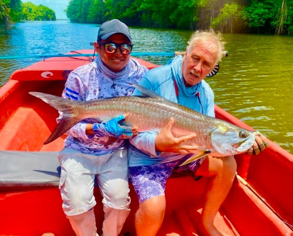 Mr. Dave from Canada with a Tarpon